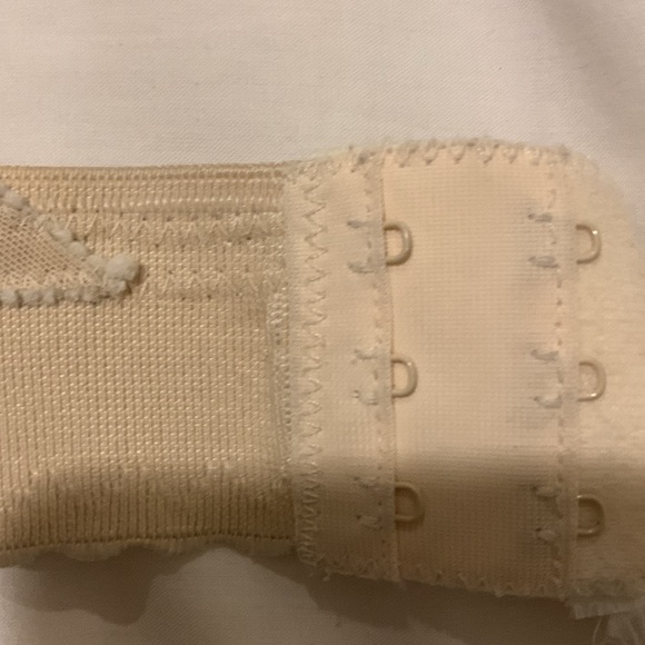 Beige lace vintage corset bustier 34C Strouse Adler Company - Picture 3 of 8